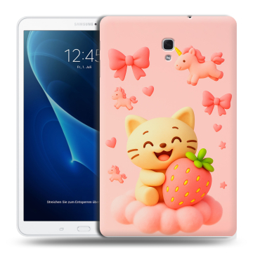 Силиконовый чехол на Samsung Galaxy Tab A 10.5 с принтом для девочек Силиконовый чехол на Samsung Galaxy Tab A 10.5 с принтом для девочек