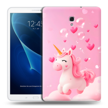 Силиконовый чехол на Samsung Galaxy Tab A 10.5 с принтом Единорог
