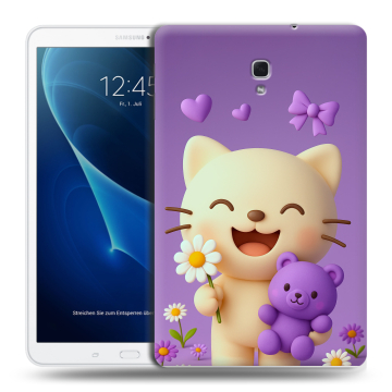Силиконовый чехол на Samsung Galaxy Tab A 10.5 с принтом для девочек Силиконовый чехол на Samsung Galaxy Tab A 10.5 с принтом для девочек