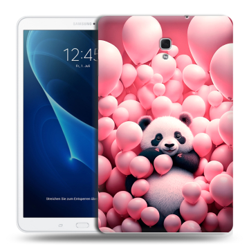 Силиконовый чехол на Samsung Galaxy Tab A 10.5 с принтом Панда Силиконовый чехол на Samsung Galaxy Tab A 10.5 с принтом Панда