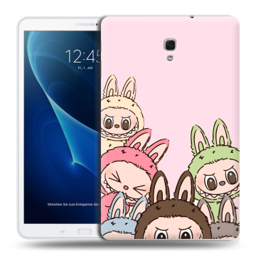 Силиконовый чехол на Samsung Galaxy Tab A 10.5 с принтом Лабубу