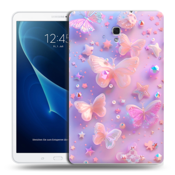 Силиконовый чехол на Samsung Galaxy Tab A 10.5 с принтом Бабочки