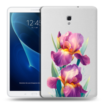 Силиконовый чехол на Samsung Galaxy Tab A 10.5 с принтом Цветы орхидеи