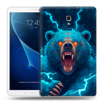 Силиконовый чехол на Samsung Galaxy Tab A 10.5 с принтом Медведь