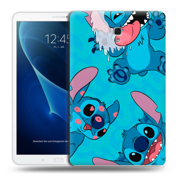 Силиконовый чехол на Samsung Galaxy Tab A 10.5 с принтом Лило и Стич