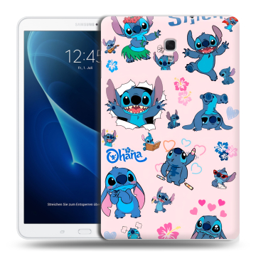 Силиконовый чехол на Samsung Galaxy Tab A 10.5 с принтом Лило и Стич