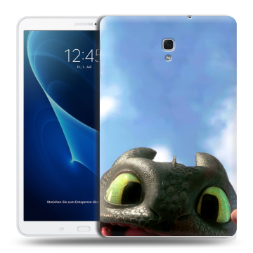 Силиконовый чехол на Samsung Galaxy Tab A 10.5 с принтом Как приручить дракона Силиконовый чехол на Samsung Galaxy Tab A 10.5 с принтом Как приручить дракона