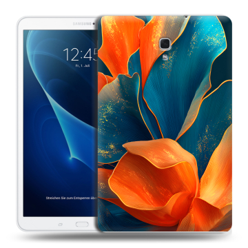 Силиконовый чехол на Samsung Galaxy Tab A 10.5 с принтом Цветы