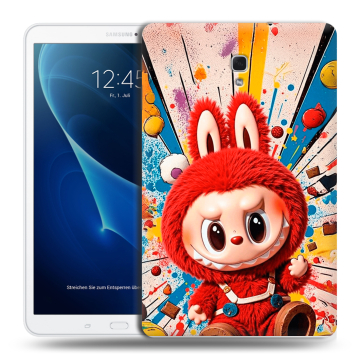 Силиконовый чехол на Samsung Galaxy Tab A 10.5 с принтом Labubu Лабубу