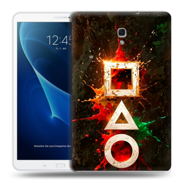 Силиконовый чехол на Samsung Galaxy Tab A 10.5 с принтом Squid Game Игра кальмара Силиконовый чехол на Samsung Galaxy Tab A 10.5 с принтом Squid Game Игра кальмара