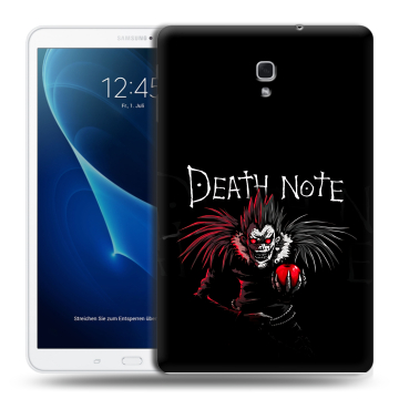 Силиконовый чехол на Samsung Galaxy Tab A 10.5 с принтом Death note Тетрадь смерти