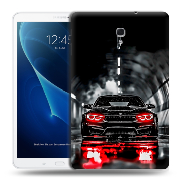 Силиконовый чехол на Samsung Galaxy Tab A 10.5 с принтом BMW БМВ