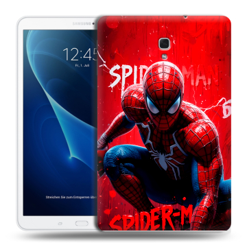 Силиконовый чехол на Samsung Galaxy Tab A 10.5 с принтом Spiderman Человек паук