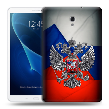Силиконовый чехол на Samsung Galaxy Tab A 10.5 с принтом Флаг России