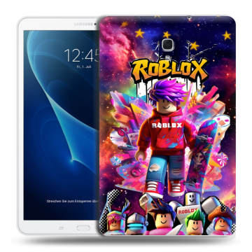 Силиконовый чехол на Samsung Galaxy Tab A 10.5 с принтом Roblox Роблокс