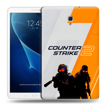Силиконовый чехол на Samsung Galaxy Tab A 10.5 с принтом Counter Strike Силиконовый чехол на Samsung Galaxy Tab A 10.5 с принтом Counter Strike