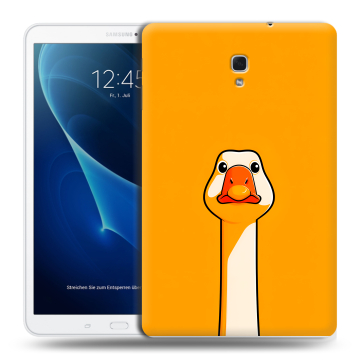 Силиконовый чехол на Samsung Galaxy Tab A 10.5 с принтом Смешная утка