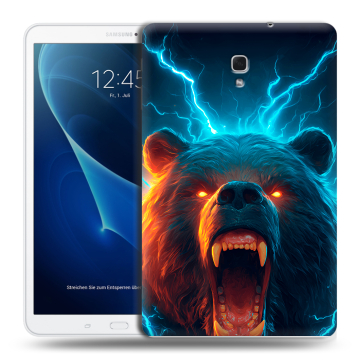 Силиконовый чехол на Samsung Galaxy Tab A 10.5 с принтом Медведь