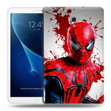 Силиконовый чехол на Samsung Galaxy Tab A 10.5 с принтом Spiderman Человек паук Силиконовый чехол на Samsung Galaxy Tab A 10.5 с принтом Spiderman Человек паук