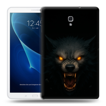 Силиконовый чехол на Samsung Galaxy Tab A 10.5 с принтом Волк