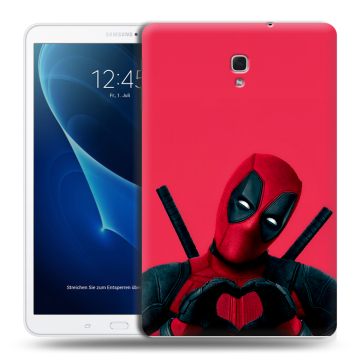 Силиконовый чехол на Samsung Galaxy Tab A 10.5 с принтом Дедпул Deadpool Силиконовый чехол на Samsung Galaxy Tab A 10.5 с принтом Дедпул Deadpool