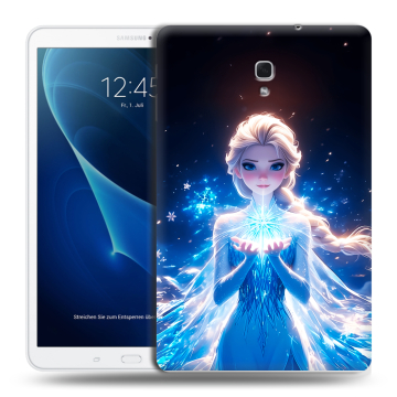 Силиконовый чехол на Samsung Galaxy Tab A 10.5 с принтом Холодное сердце Frozen