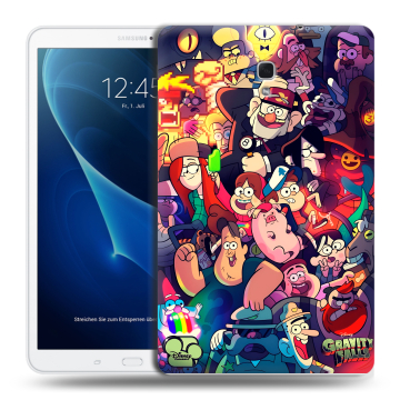 Силиконовый чехол на Samsung Galaxy Tab A 10.5 с принтом Gravity Falls Гравити Фолз Силиконовый чехол на Samsung Galaxy Tab A 10.5 с принтом Gravity Falls Гравити Фолз