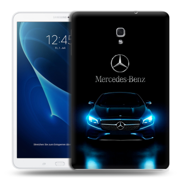Силиконовый чехол на Samsung Galaxy Tab A 10.5 с принтом Mercedes Мерседес