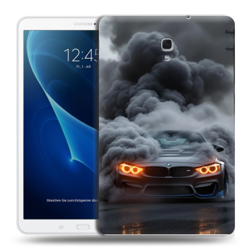 Силиконовый чехол на Samsung Galaxy Tab A 10.5 с принтом BMW БМВ