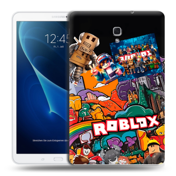 Силиконовый чехол на Samsung Galaxy Tab A 10.5 с принтом Roblox Роблокс