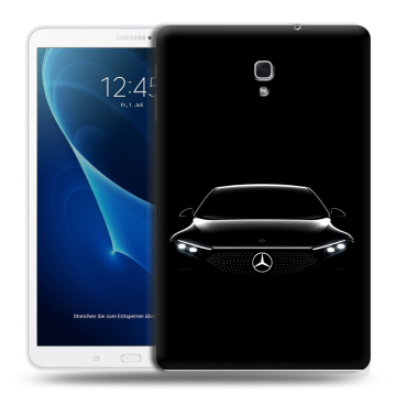 Силиконовый чехол на Samsung Galaxy Tab A 10.5 с принтом Mercedes Мерседес