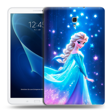 Силиконовый чехол на Samsung Galaxy Tab A 10.5 с принтом Холодное сердце Frozen