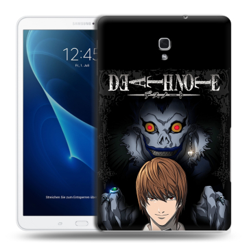 Силиконовый чехол на Samsung Galaxy Tab A 10.5 с принтом Death note Тетрадь смерти