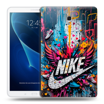 Силиконовый чехол на Samsung Galaxy Tab A 10.5 с принтом Nike Найк Силиконовый чехол на Samsung Galaxy Tab A 10.5 с принтом Nike Найк