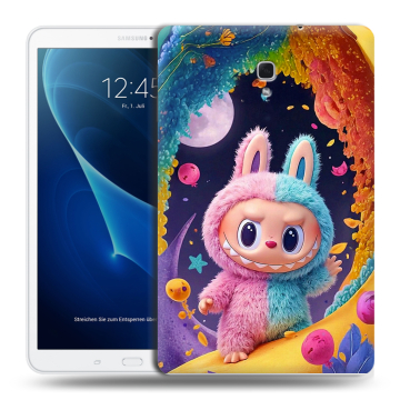 Силиконовый чехол на Samsung Galaxy Tab A 10.5 с принтом Labubu Лабубу Силиконовый чехол на Samsung Galaxy Tab A 10.5 с принтом Labubu Лабубу