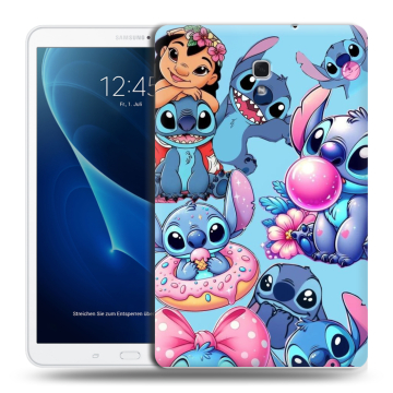 Силиконовый чехол на Samsung Galaxy Tab A 10.5 с принтом Лило и Стич