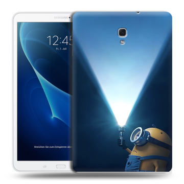 Силиконовый чехол на Samsung Galaxy Tab A 10.5 с принтом Миньоны