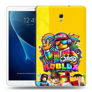 Силиконовый чехол на Samsung Galaxy Tab A 10.5 с принтом Roblox Роблокс