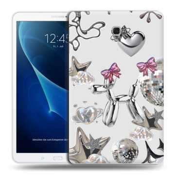 Силиконовый чехол на Samsung Galaxy Tab A 10.5 с принтом Y2K Силиконовый чехол на Samsung Galaxy Tab A 10.5 с принтом Y2K