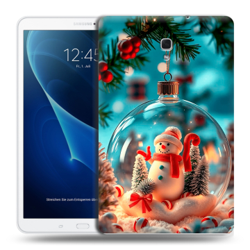 Силиконовый чехол на Samsung Galaxy Tab A 10.5 с принтом Новый год