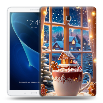 Силиконовый чехол на Samsung Galaxy Tab A 10.5 с принтом Новый год