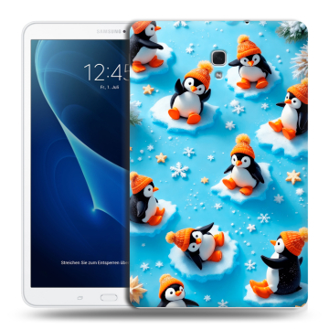 Силиконовый чехол на Samsung Galaxy Tab A 10.5 с принтом Новый год