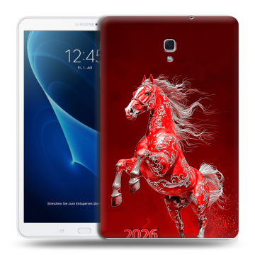 Силиконовый чехол на Samsung Galaxy Tab A 10.5 с принтом Новый год