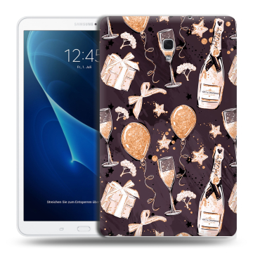 Силиконовый чехол на Samsung Galaxy Tab A 10.5 с принтом Новый год