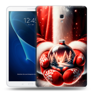 Силиконовый чехол на Samsung Galaxy Tab A 10.5 с принтом Новый год