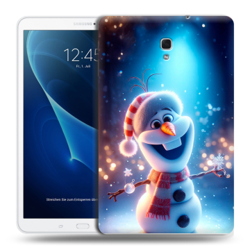 Силиконовый чехол на Samsung Galaxy Tab A 10.5 с принтом Новый год