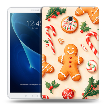 Силиконовый чехол на Samsung Galaxy Tab A 10.5 с принтом Новый год