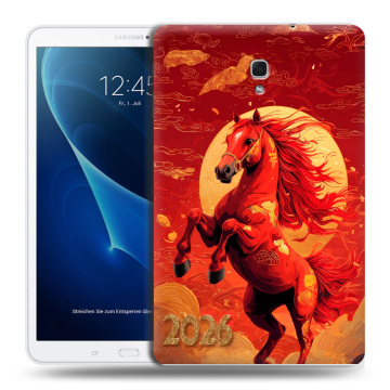 Силиконовый чехол на Samsung Galaxy Tab A 10.5 с принтом Новый год