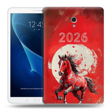Силиконовый чехол на Samsung Galaxy Tab A 10.5 с принтом Новый год