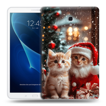 Силиконовый чехол на Samsung Galaxy Tab A 10.5 с принтом Новый год